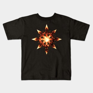 Chaos Wheel Fire Kids T-Shirt